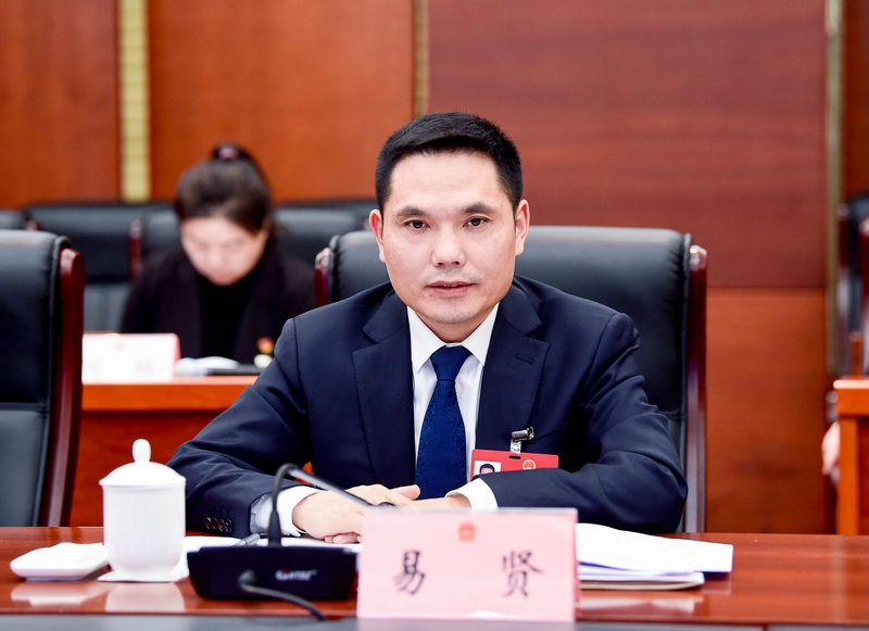 易賢參加2025貴州兩會。受訪者供圖