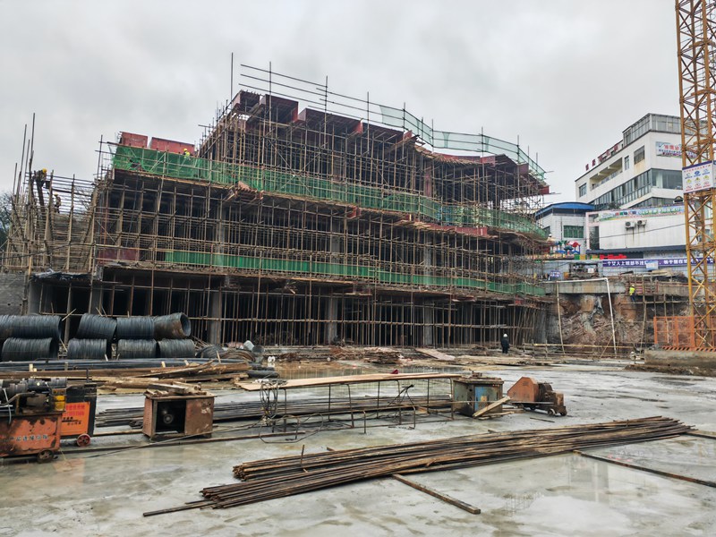 金沙·長安里商業(yè)綜合體項(xiàng)目建設(shè)現(xiàn)場。