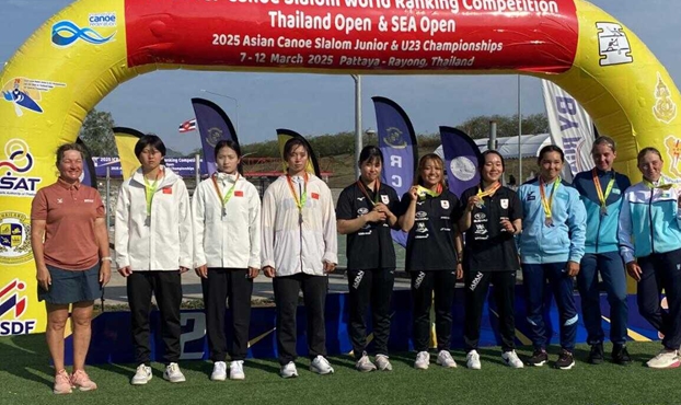 2025年U23、U18亞洲皮劃艇激流回旋錦標賽 貴州運動員獲一金一銀