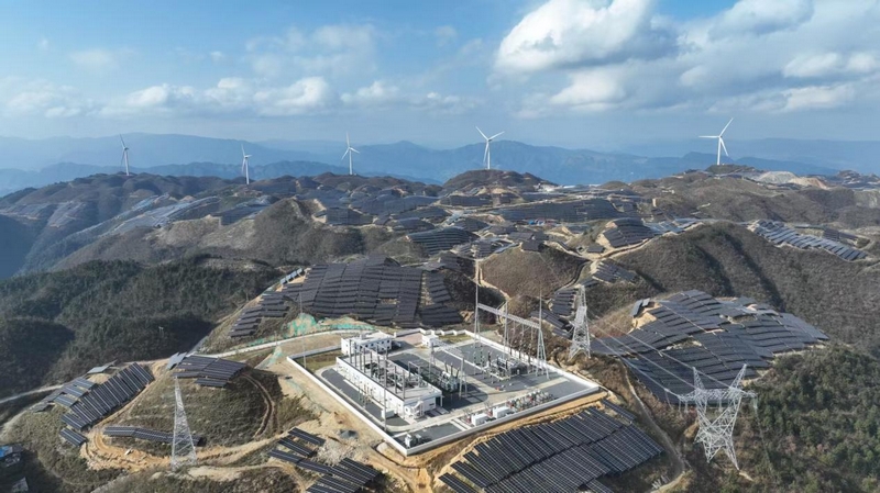 雷山風電項目。工商銀行凱里分行供圖