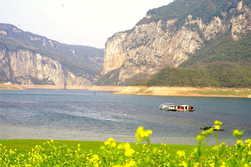 金沙縣化覺鎮前順村烏江百里畫廊。吳艷禹攝