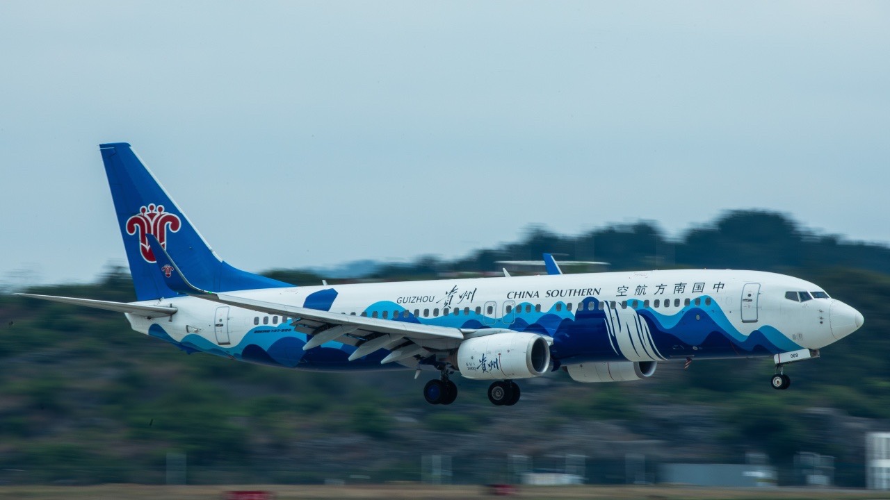 南航在貴陽運營航線總數達28條。圖片由南航提供