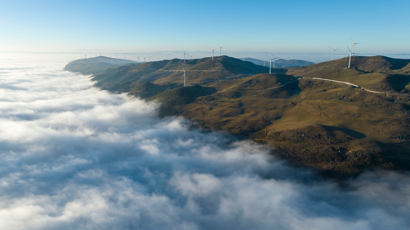 《百草坪云海》。李興龍攝