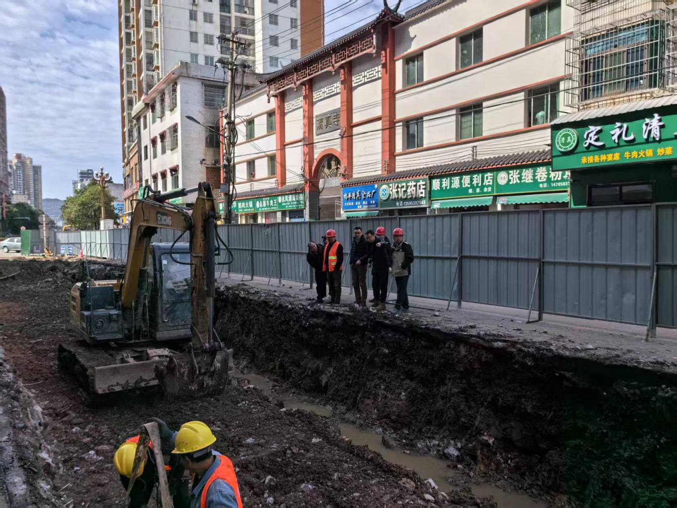 平壩區文明路改造后。