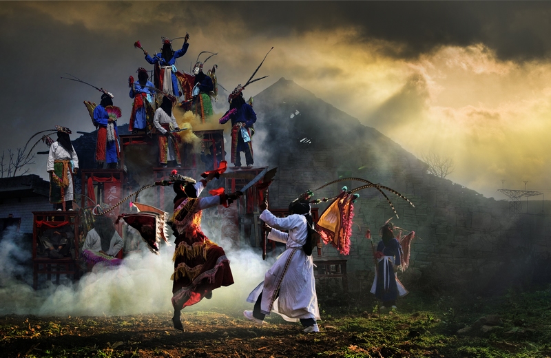 屯堡地戲。安順市委宣傳部供圖