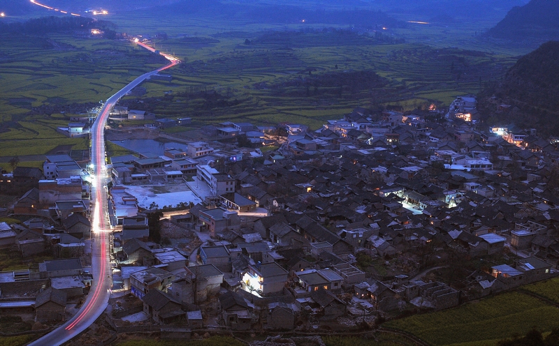 安順屯堡建筑風貌。李立洪攝