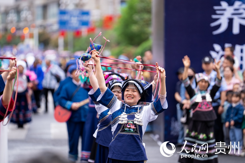  “三月十三”民俗文化節現場。人民網記者 涂敏攝