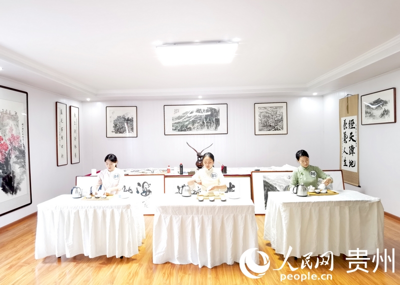茶藝比賽現場。人民網記者 王秀芳攝