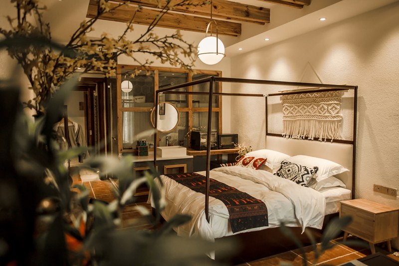 十方云舍精品客棧內(nèi)景。