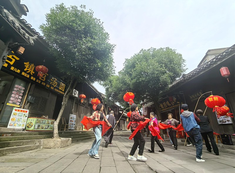 非遺巡展排練。