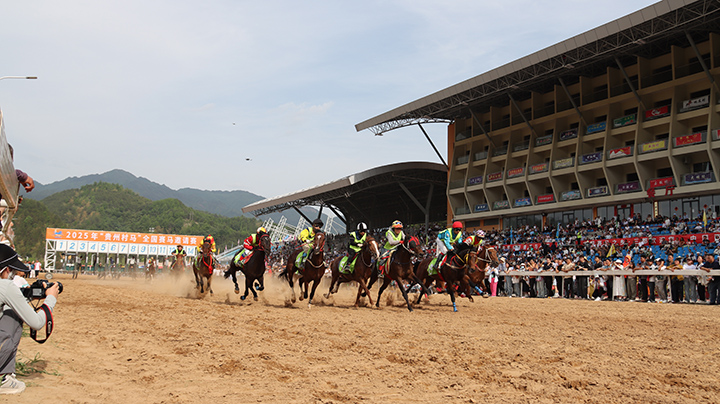 賽馬現(xiàn)場(chǎng)。