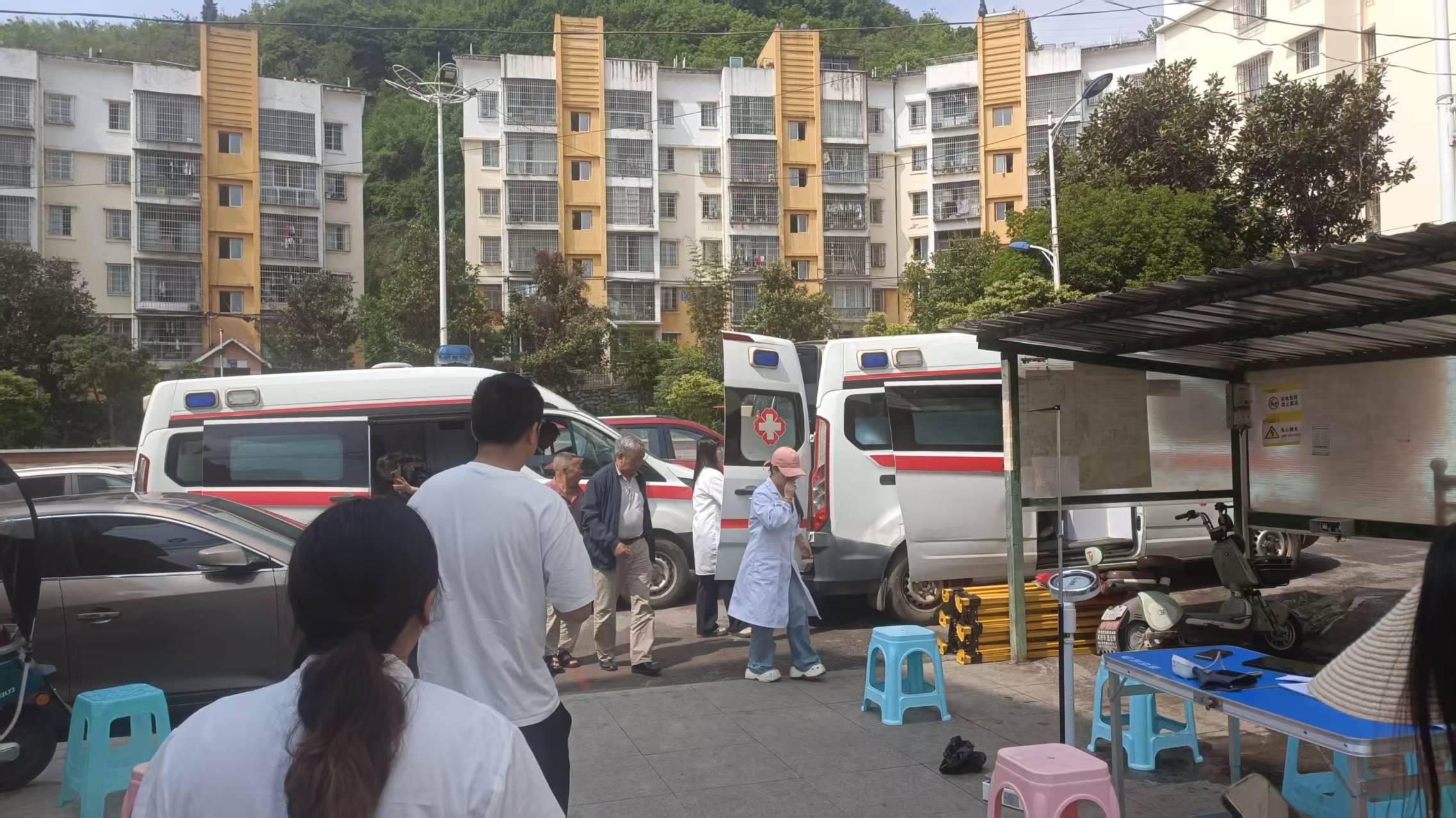 體檢現(xiàn)場。