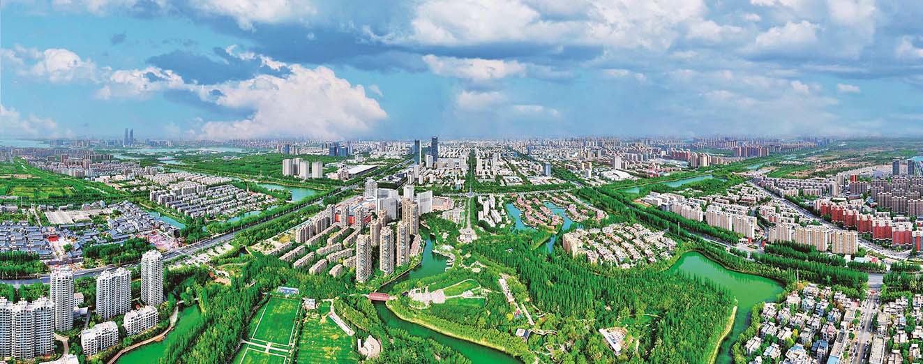 塞上湖城,大美銀川。銀川市委宣傳部供圖