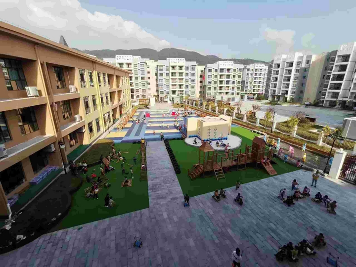 思南縣移民安置區幼兒園一角。思南縣生態移民局 供圖.jpg