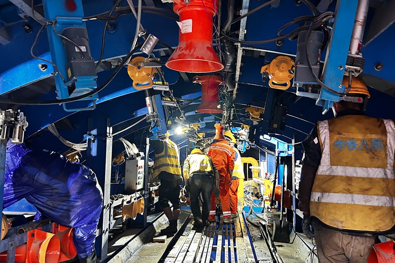 圖為施工現場。