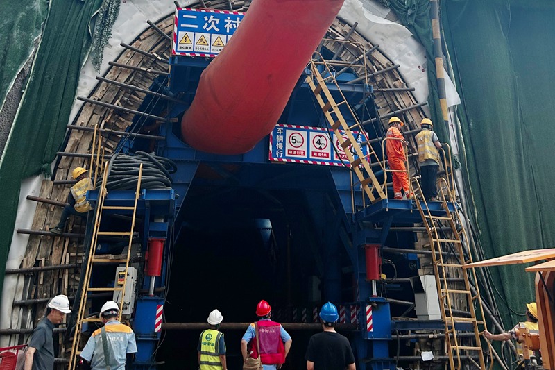 圖為施工現場。