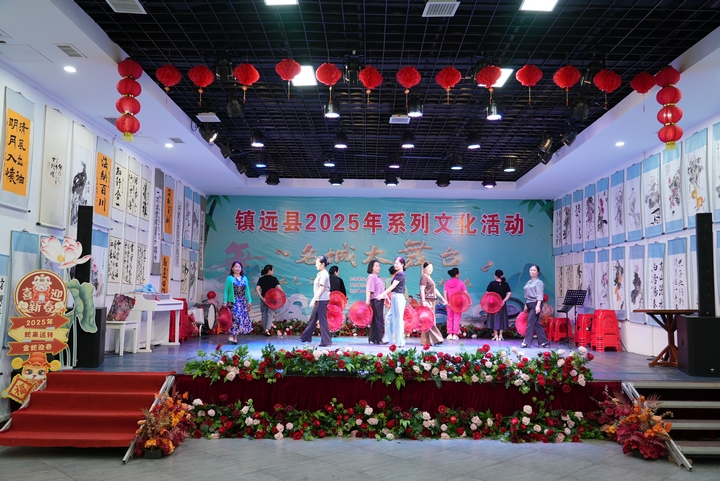 群眾開展文化活動。