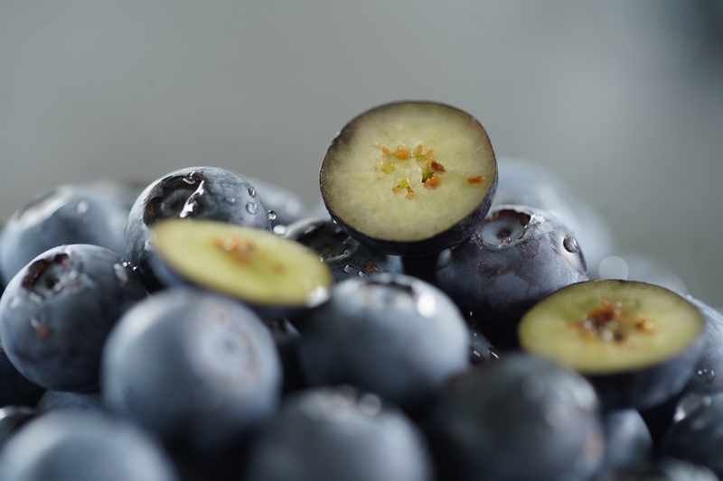 藍莓。