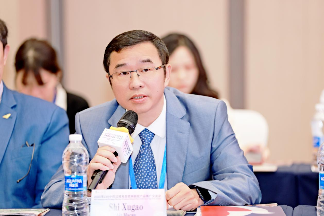 澳門航空股份有限公司銷售部總經理石旭杲。