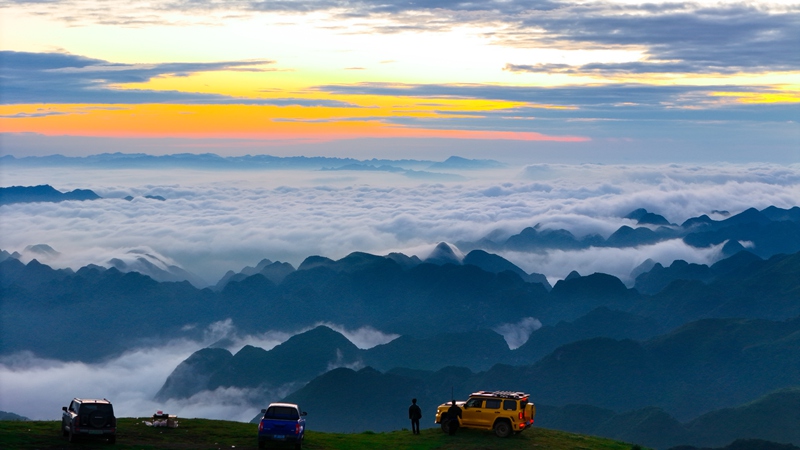 阿西里西大草原云海日出景觀。