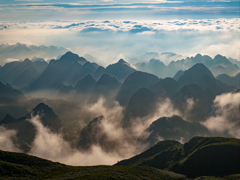 阿西里西大草原云海日出景觀。