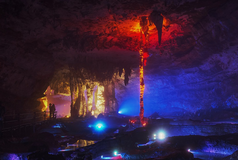 圖為雙河洞洞內(nèi)景色。中共綏陽縣委宣傳部供圖