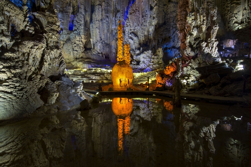 織金洞世界地質(zhì)公園“霸王盔”景觀。 貴州省林業(yè)局供圖