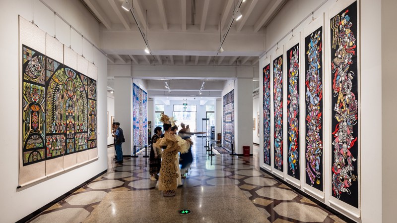 展覽現(xiàn)場(chǎng)。