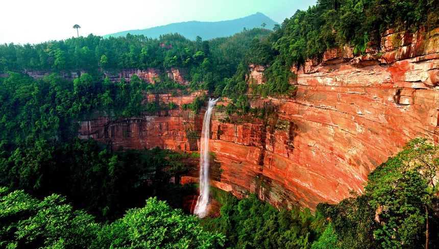 赤水丹霞。貴州省文化和旅游廳供圖