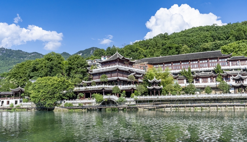 石阡古溫泉博物館。