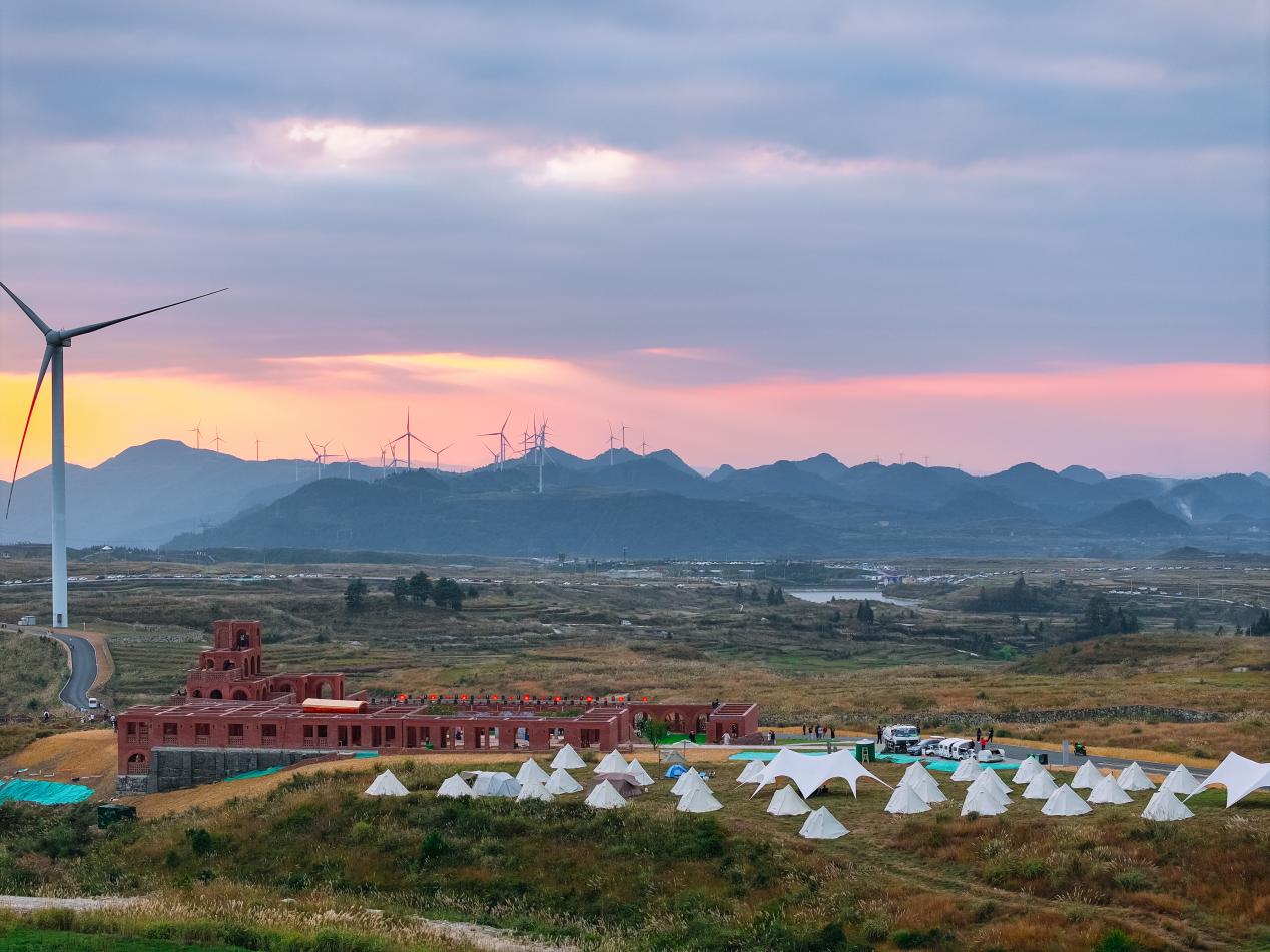 貴陽云頂暮曙公園。貴陽花溪旅游文化開發有限公司供圖