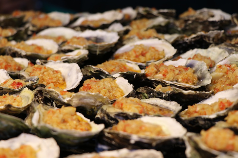 畢節(jié)人民公園美食街。