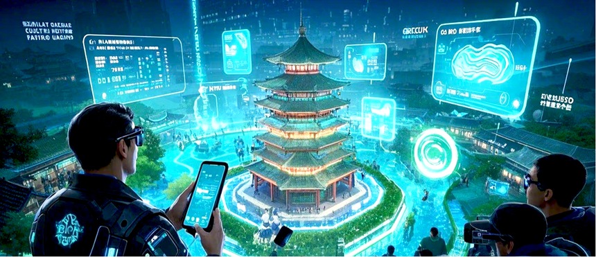 數字化游覽。多彩貴州城景區供圖