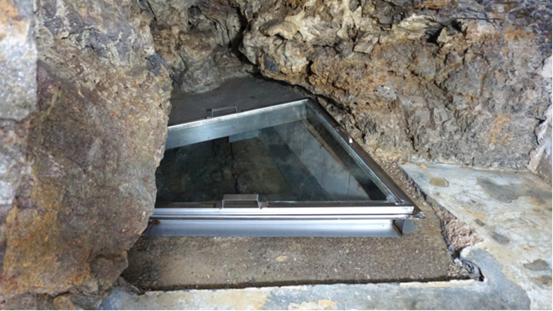 中華山水源地出水點。