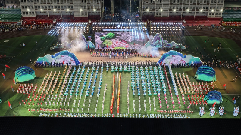 開幕式現場。黃石明攝