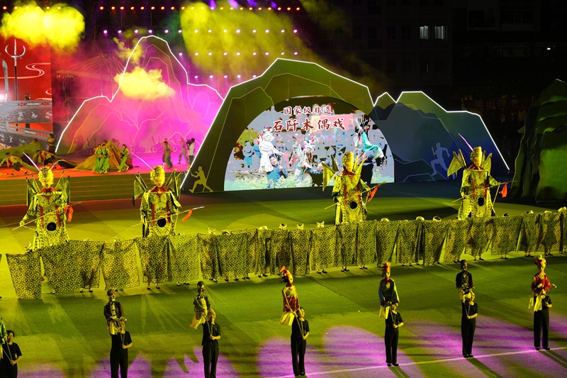 石阡木偶戲。黃石明攝