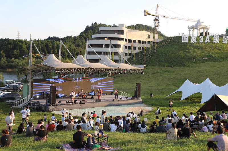 音樂派對。陶群攝