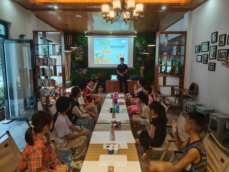 圖為防溺水安全教育。