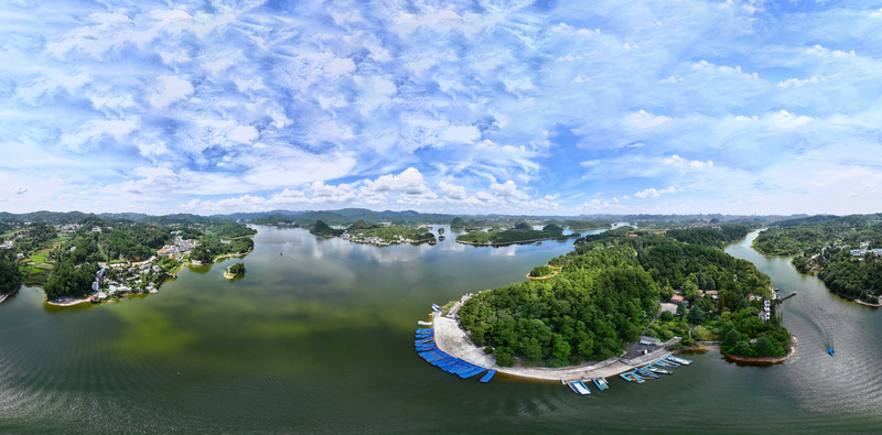 夏日百花湖。蘭嵐攝