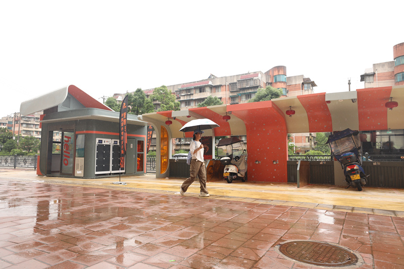 圖為“智充烏當”方便市民綠色出行。