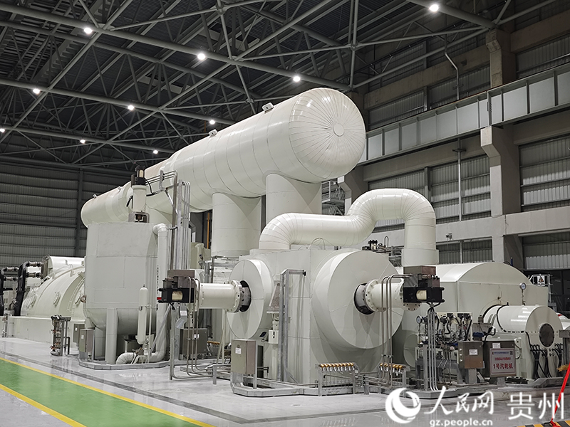 國家電投集團貴州金元織金項目1號機組。人民網 黃小桃攝