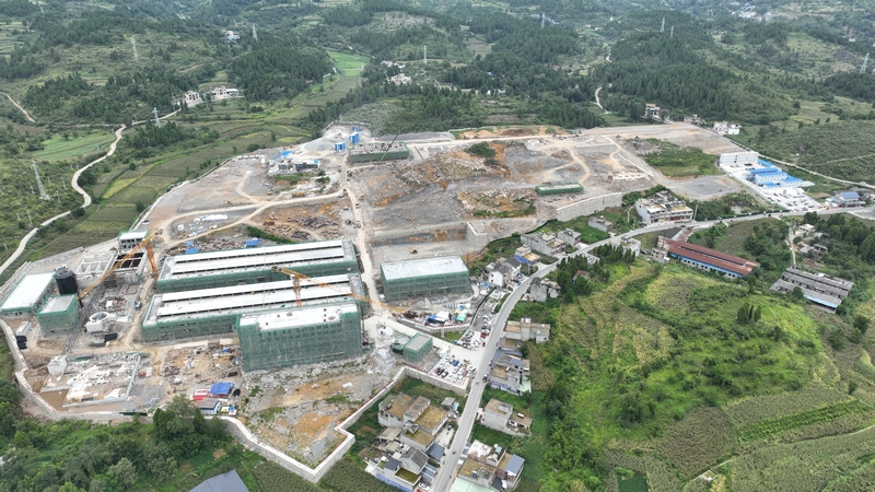 貴州九尊酒業項目建設現場。胡鳳至 攝