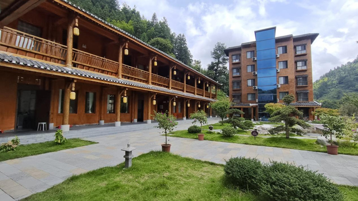 紫薇鎮團龍村民宿環境。