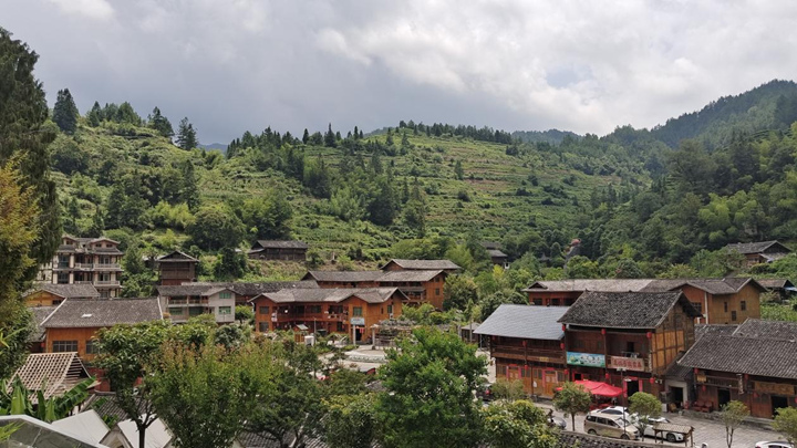 紫薇鎮團龍村民宿環境。