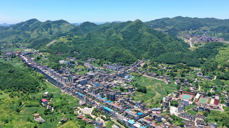 1、仙源鎮，避暑勝地。習水縣融媒體中心供圖