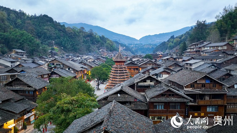 3、黎平肇興侗寨。人民網記者  涂敏 攝