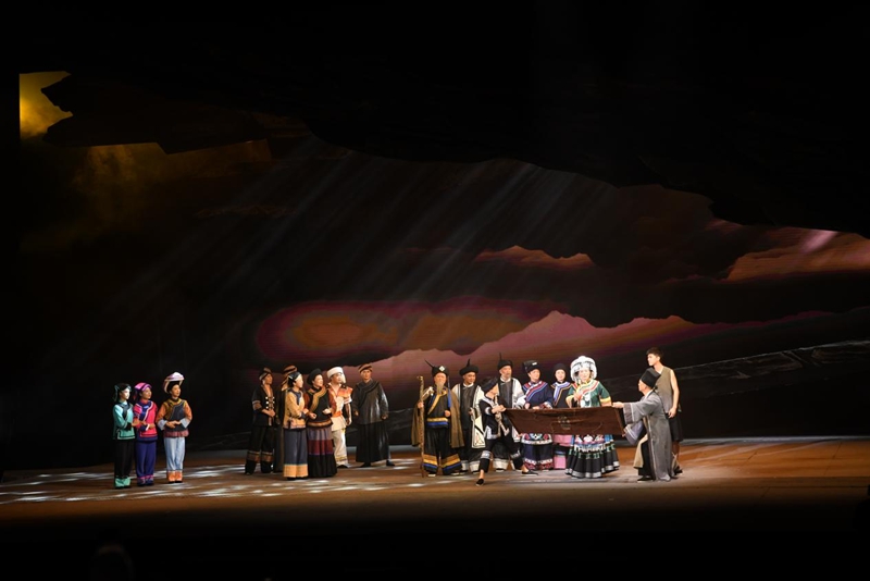 大型民族歌舞劇《奢香夫人》亮相貴州飯店國際會議中心。