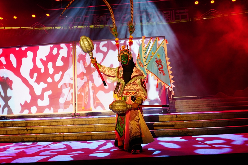 《地戲風(fēng)云》現(xiàn)場(chǎng)片段.JPG