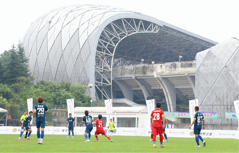 1 、 雙方球員在綠茵場上奮力拼搶。.jpg