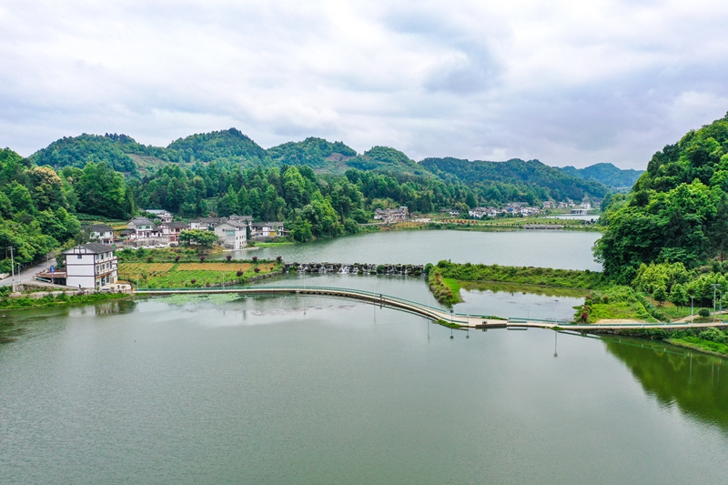 貴州省遵義市湄潭縣大溪溝生態清潔型小流域治理成效。潘希來 攝.JPG